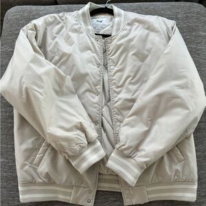 TNA bomber jacket in cream